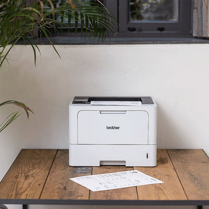 Brother HL-L5210DN A4 Wired Mono Laser Printer, White