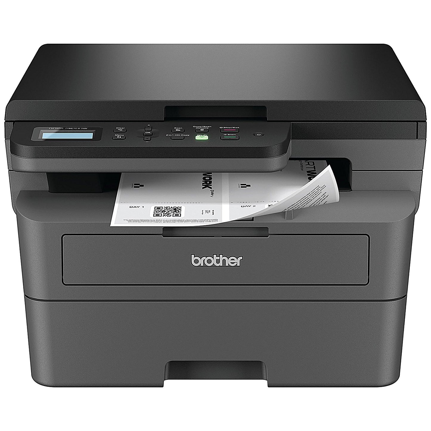 Brother DCP-L2620DW A4 Wireless 3-In-1 Mono Laser Printer, Grey