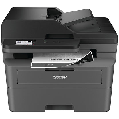 Brother MFC-L2860DW A4 Wireless All-In-One Mono Laser Printer, Grey