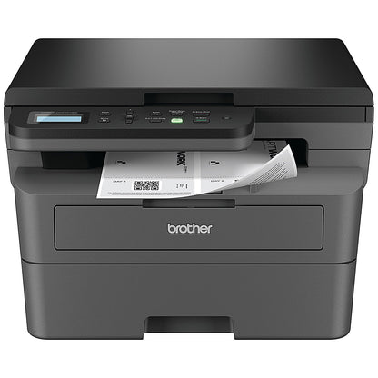 Brother DCP-L2627DWXL A4 Wirless 3-In-1 Mono Laser Printer and Toner Bundle, Grey