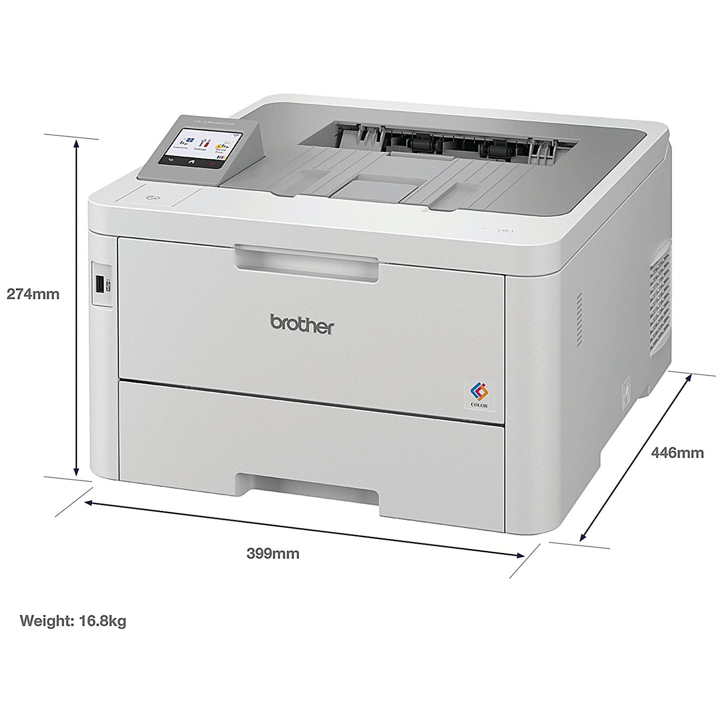 Brother HL-L8240CDW A4 Wireless Colour Laser Printer, Grey