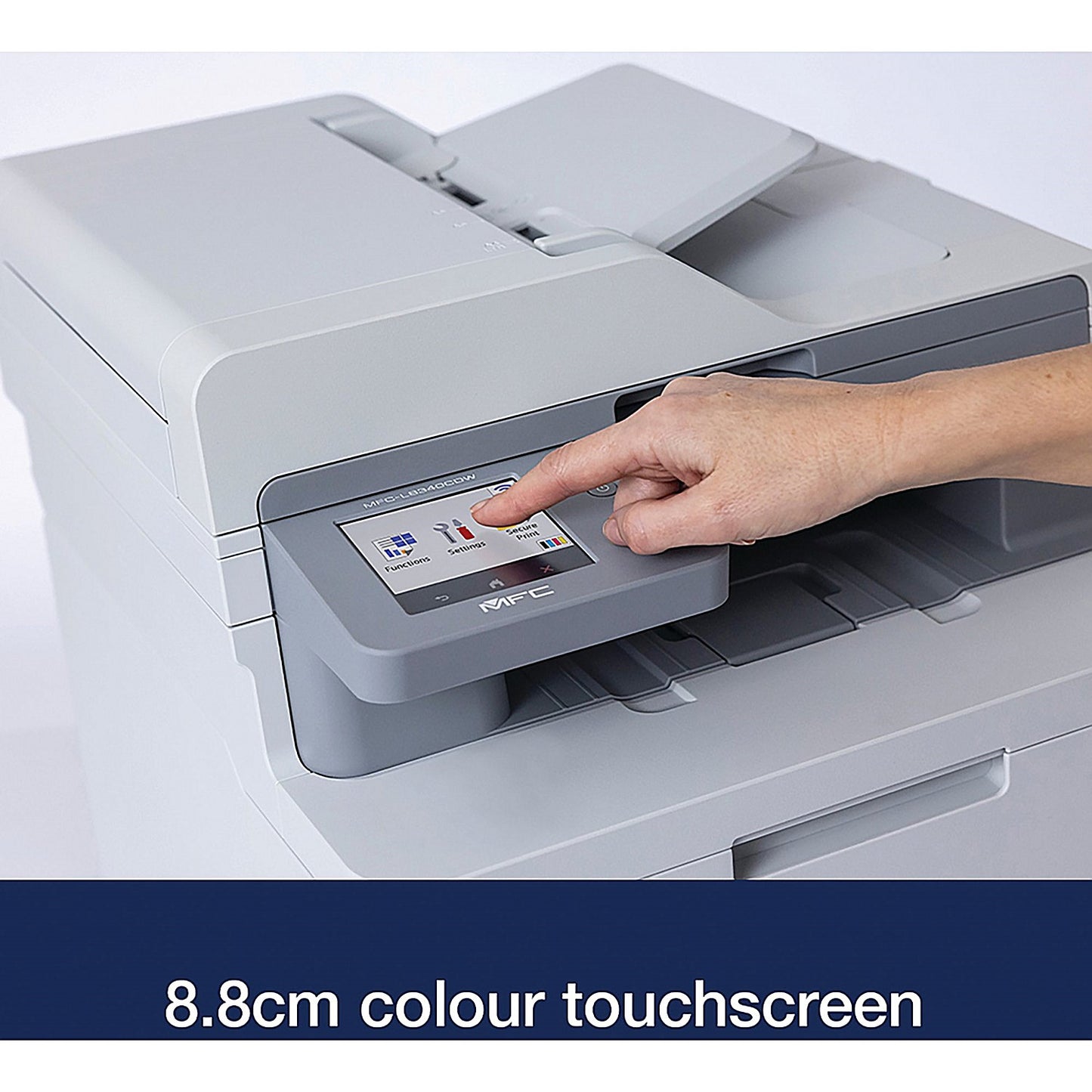 Brother MFC-L8390CDW A4 Wireless All-in-One Colour Laser Printer, All-in-One, Grey