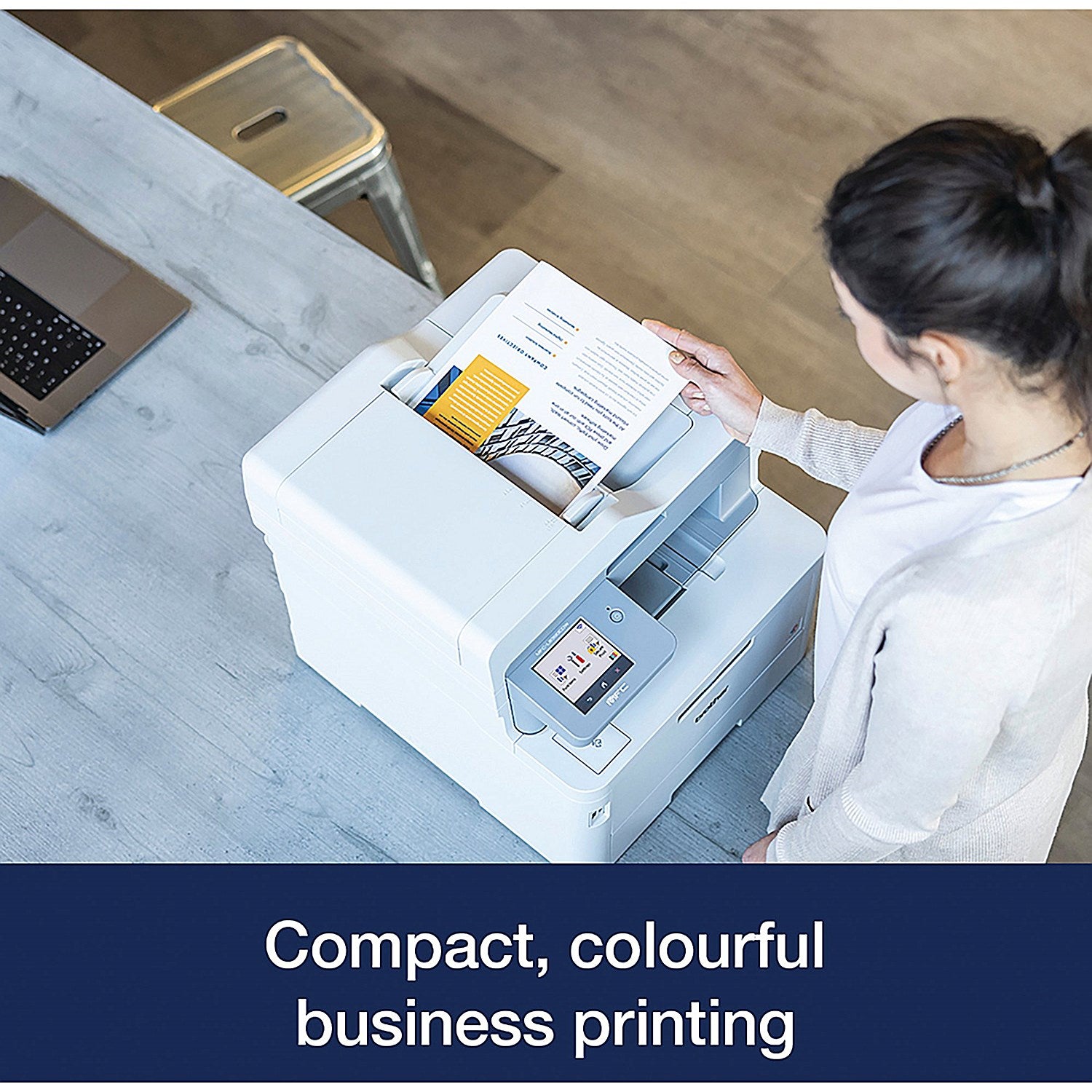 Brother MFC-L8390CDW A4 Wireless All-in-One Colour Laser Printer, All-in-One, Grey