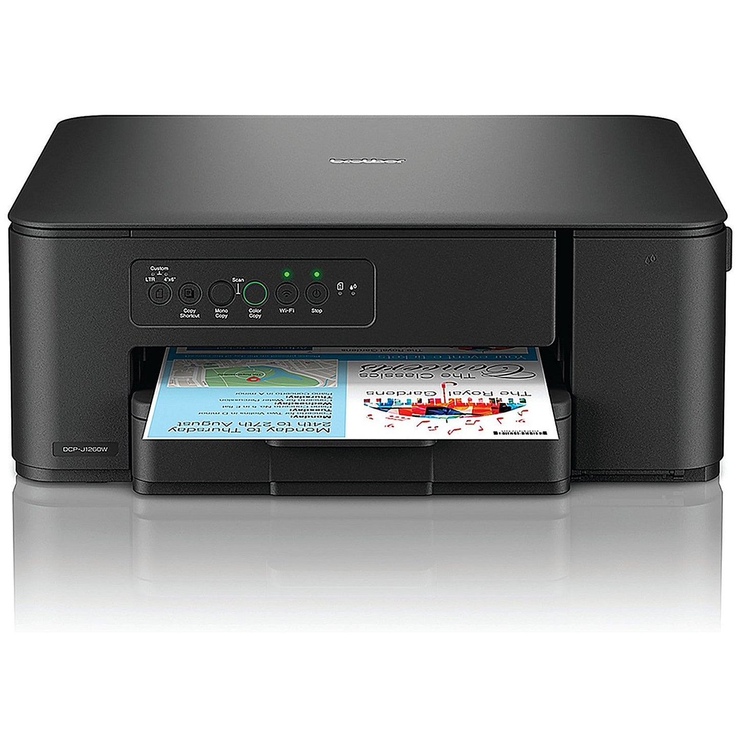Brother DCP-J1260W 3-in-1 Wireless Colour Inkjet Printer, Black