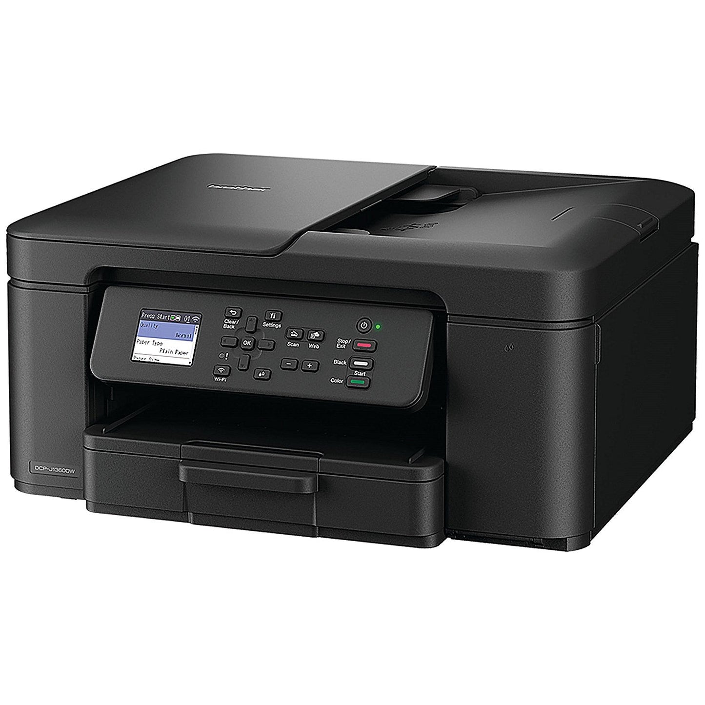 Brother DCP-J1360DW 3-in-1 Wireless Colour Inkjet Printer, Black