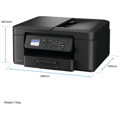 Brother DCP-J1360DW 3-in-1 Wireless Colour Inkjet Printer, Black