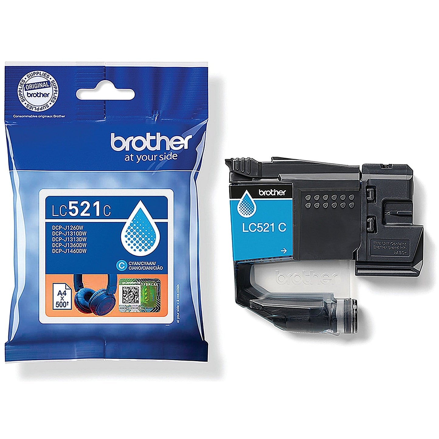 Brother LC-521C Cyan Ink Cartridge LC521C
