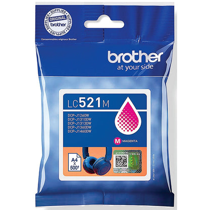 Brother LC-521M Magenta Ink Cartridge LC521M