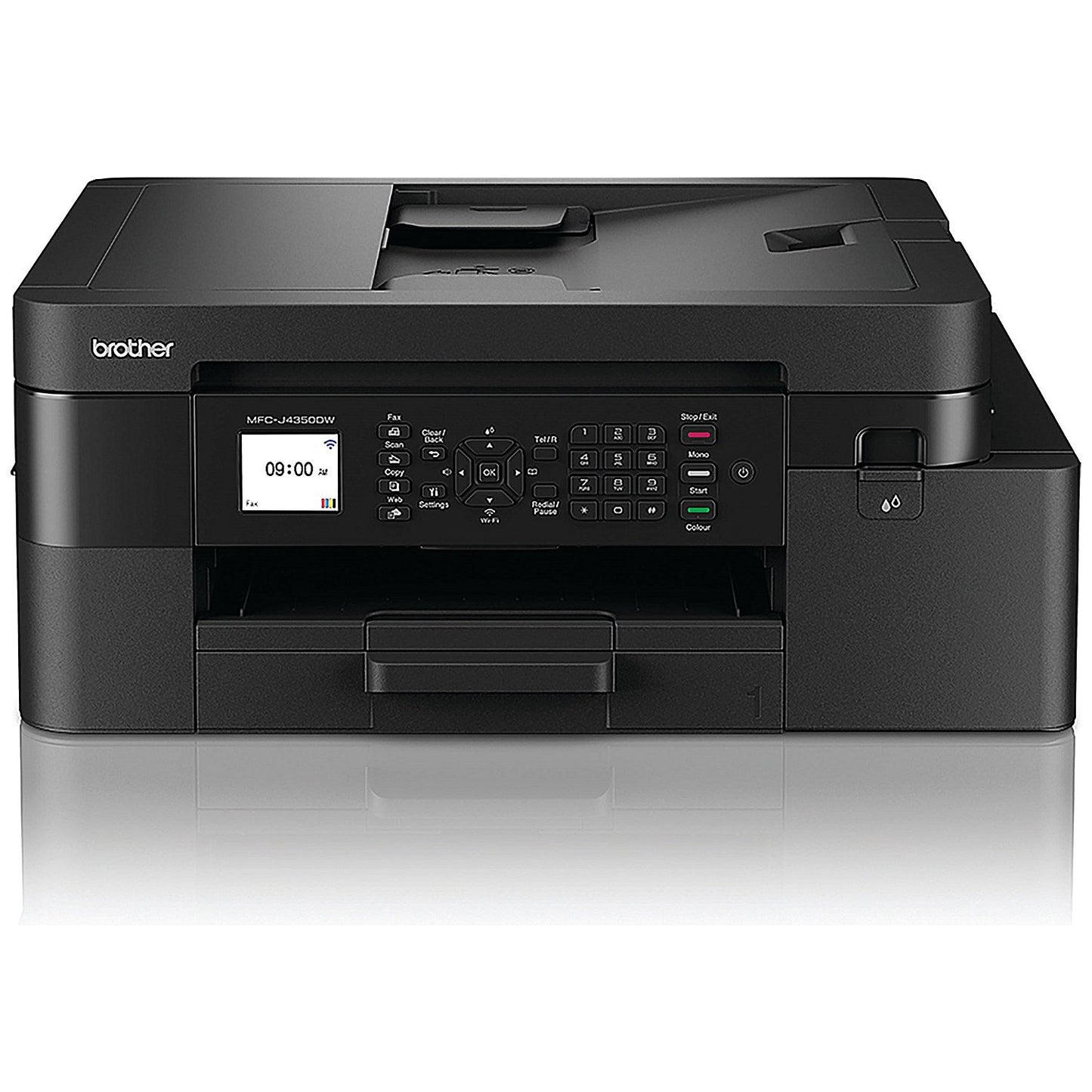 Brother MFC-J4350DW 4-in-1 Wireless Colour Inkjet Printer, Black