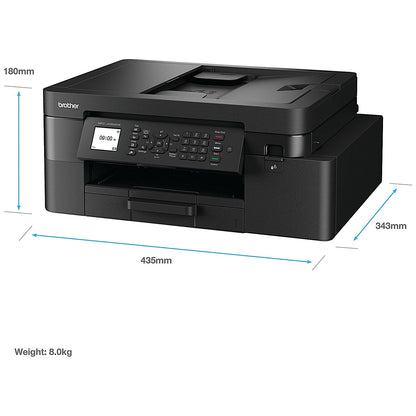 Brother MFC-J4350DW 4-in-1 Wireless Colour Inkjet Printer, Black