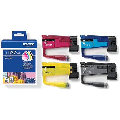 Brother LC527VAL Ink Cartridge Value Pack CMYK LC527VAL