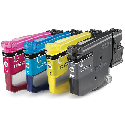 Brother LC527XLVAL Ink Cartridge High Yield Value Pack CMYK LC527XLVAL