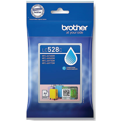 Brother Lc528 Xhy Cyan Ink Cartridge