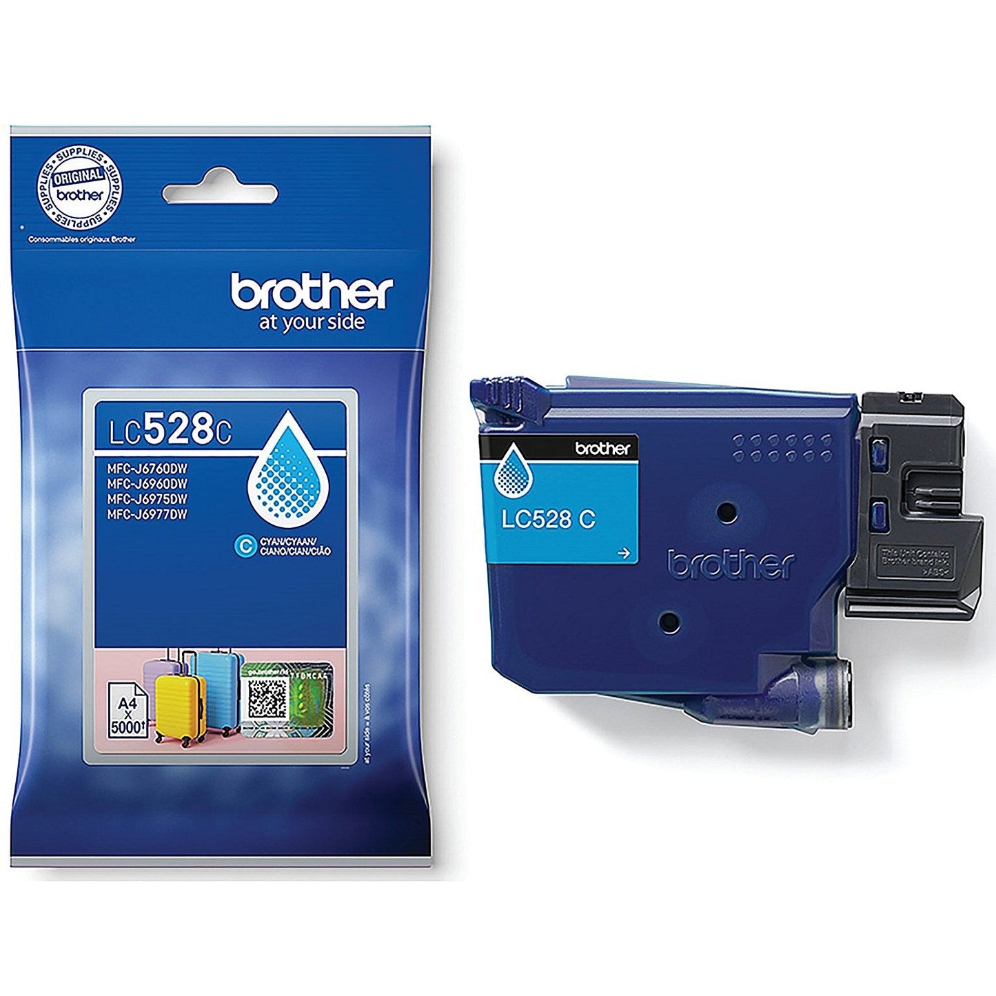 Brother Lc528 Xhy Cyan Ink Cartridge