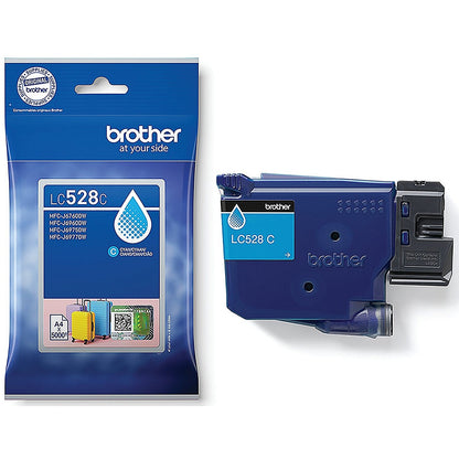 Brother Lc528 Xhy Cyan Ink Cartridge