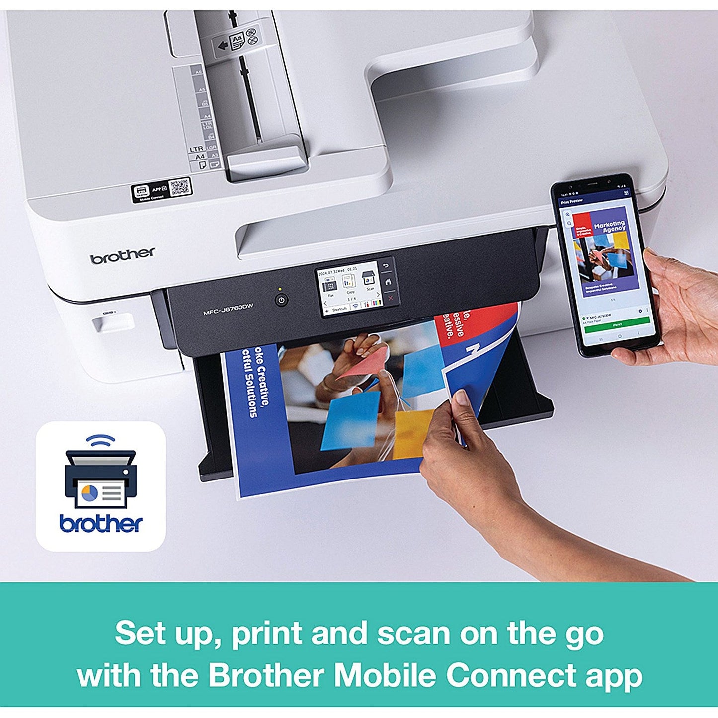 Brother MFC-J6760DW A3 4-in-1 Wireless Colour Inkjet Printer MFCJ6760DWZU1 Easy2Order : BA84605
