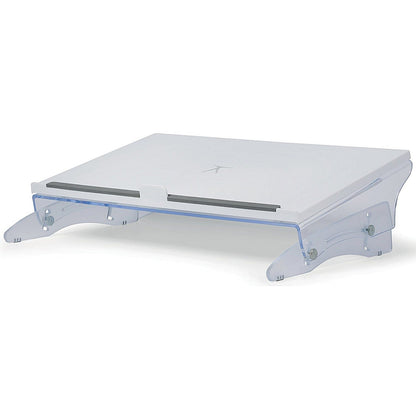 Bakker Elkhuizen FlexDesk 630 2-in-1 Stand and Document Holder, Clear