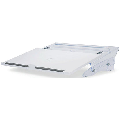 Bakker Elkhuizen FlexDesk 630 2-in-1 Stand and Document Holder, Clear