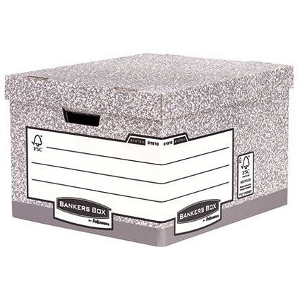Bankers Box System Storage Boxes, Large, Pack of 10