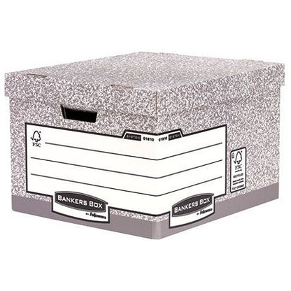 Bankers Box System Storage Boxes, Large, Pack of 10