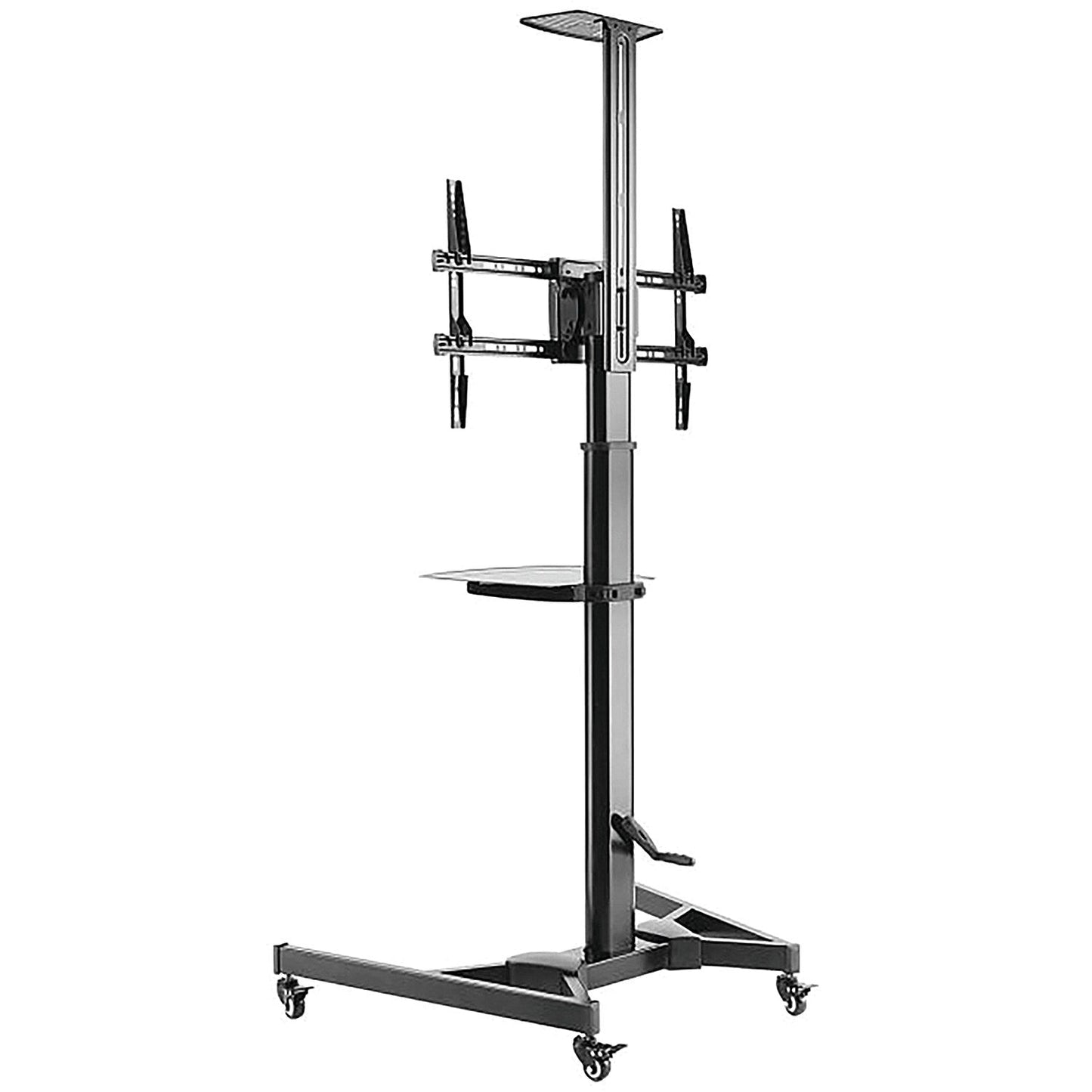 Fellowes Mobile TV Stand Height Adjustable for 37-70 Inch Flat Panel Screens Black