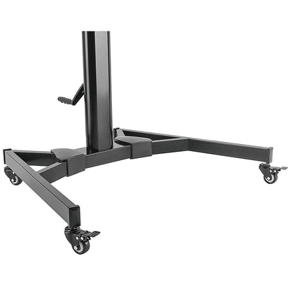 Fellowes Mobile TV Stand Height Adjustable for 37-70 Inch Flat Panel Screens Black