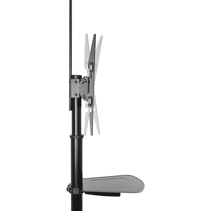 Fellowes Mobile TV Stand Height Adjustable for 37-70 Inch Flat Panel Screens Black
