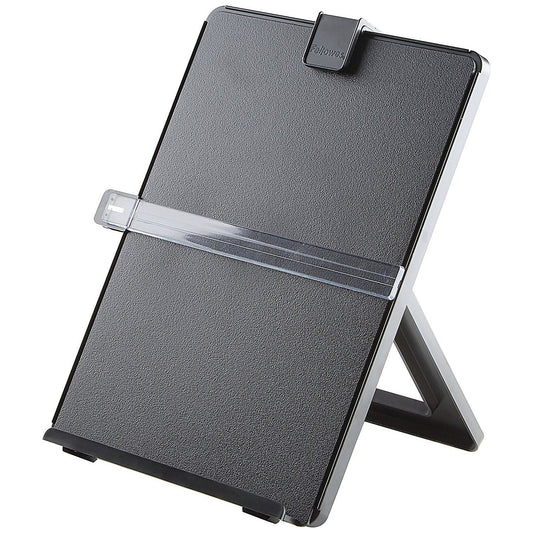 Fellowes Workstation A4 Copyholder with Line Guide, Adjustable Tilt, Black