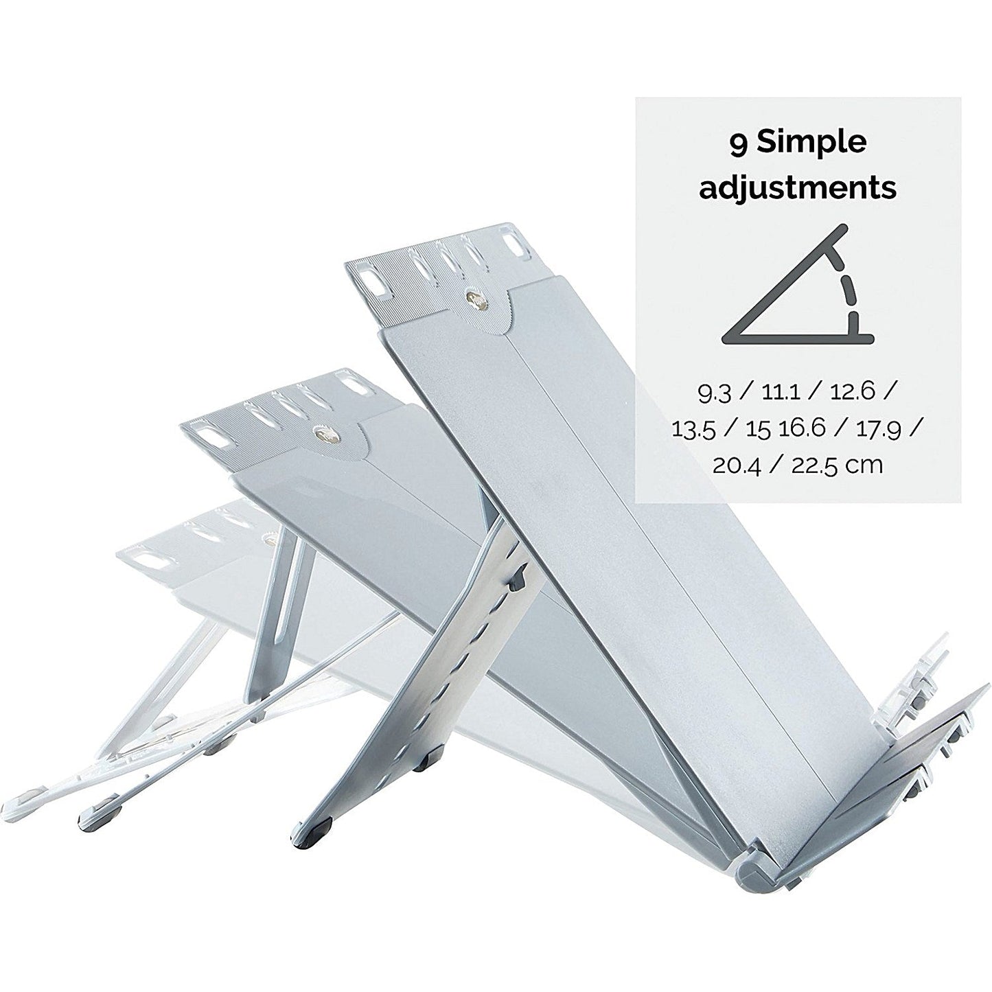 Fellowes BookLift A4 Document Holder, Adjustable Tilt, Silver Easy2Order : BB21140