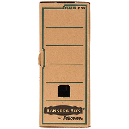 Bankers Box Earth Transfer Files, Locking Tab Lid, A4, Pack of 20