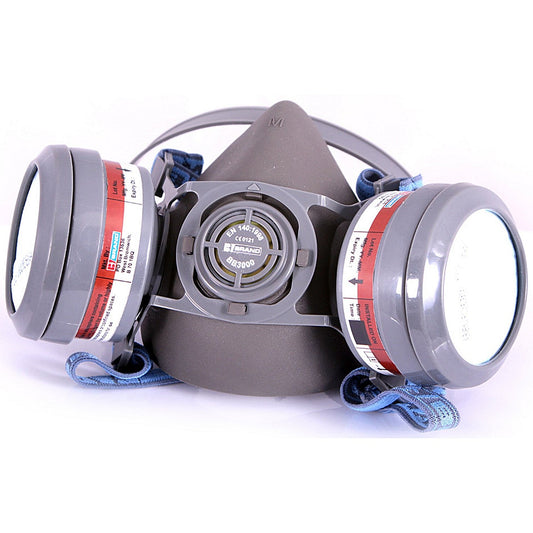 Beeswift Twin Filter A1P2 Ready Mask and Filters, Grey Easy2Order : BB3020