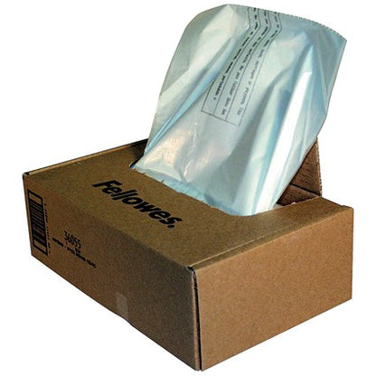 Fellowes Shredder Bags, Capacity 165 Litre, For C-380 C-480 Series, Pack of 50