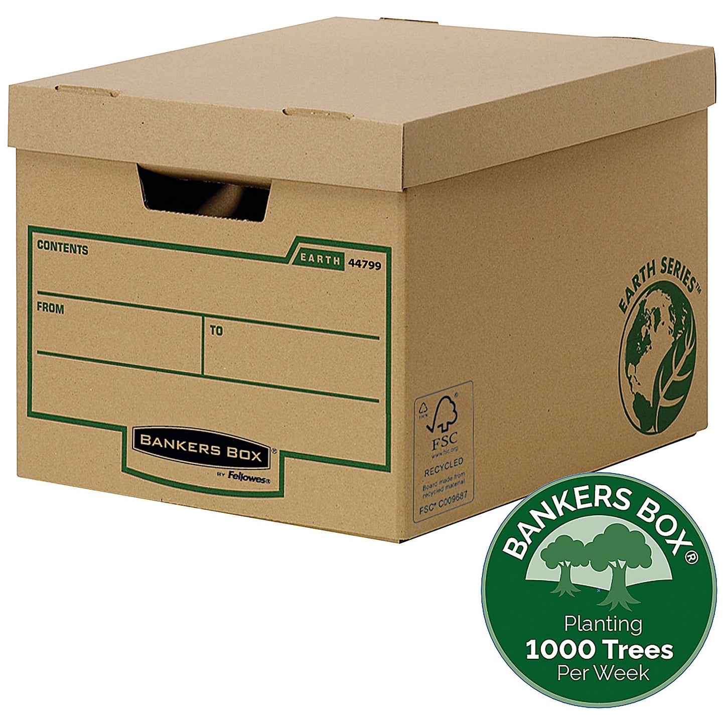 Bankers Box Earth Series Heavy Duty Boxes, Pack of 10