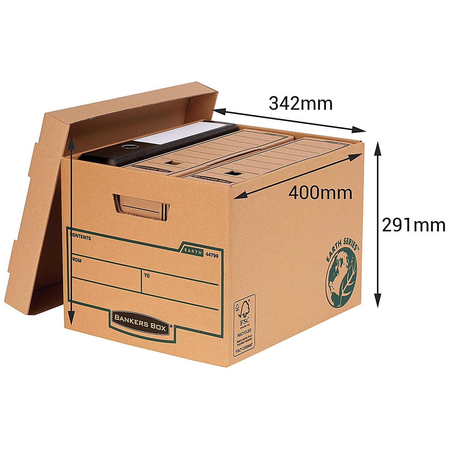 Bankers Box Earth Series Heavy Duty Boxes, Pack of 10