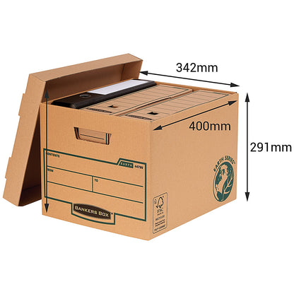 Bankers Box Earth Series Heavy Duty Boxes, Pack of 10