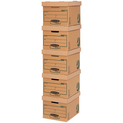 Bankers Box Earth Series Heavy Duty Boxes, Pack of 10