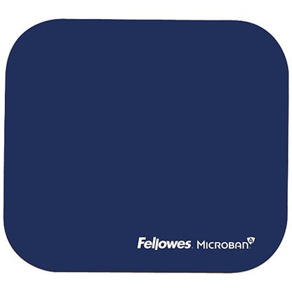 Fellowes Microban Mouse Mat, Antibacterial, Non-slip, Blue