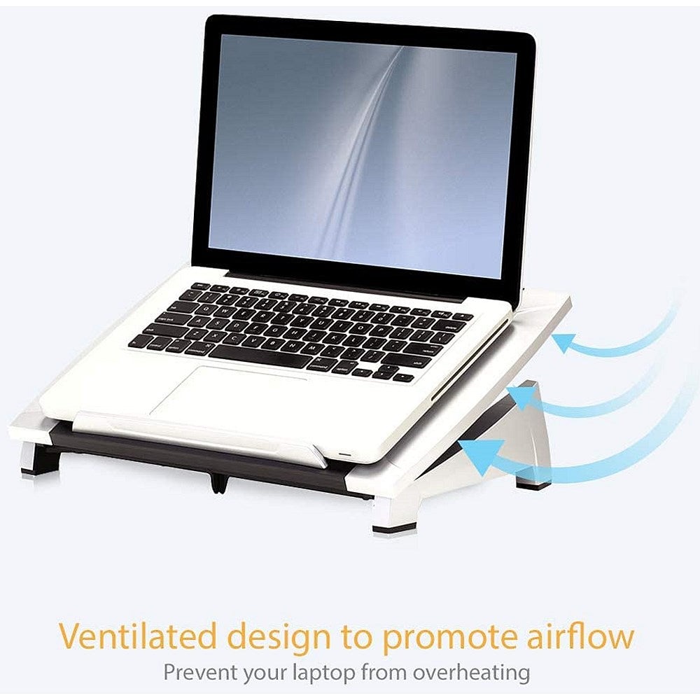 Fellowes Office Suites Laptop Stand, Adjustable Tilt, Black and Silver