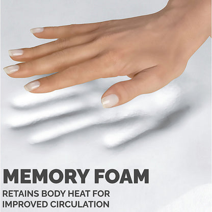 Fellowes Memory Foam Mouse Mat, With Wrist Rest, Silver and Black