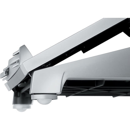 Fellowes Office Suites Laptop Stand Plus, Adjustable Height and Tilt, Black and Silver