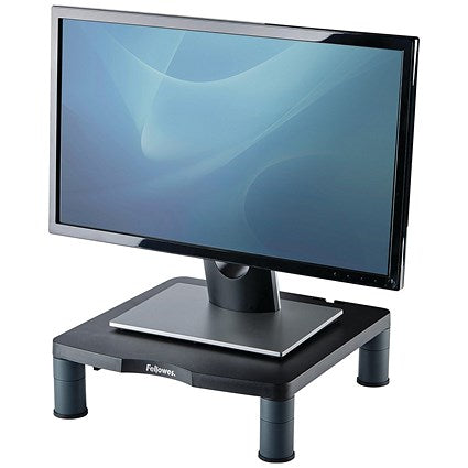Fellowes Standard Monitor Stand, Adjustable Height, Grey