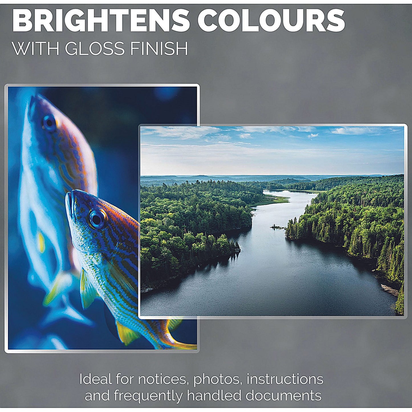 Fellowes Enhance A3 Laminating Pouches, 160 Microns, Glossy, Pack of 100