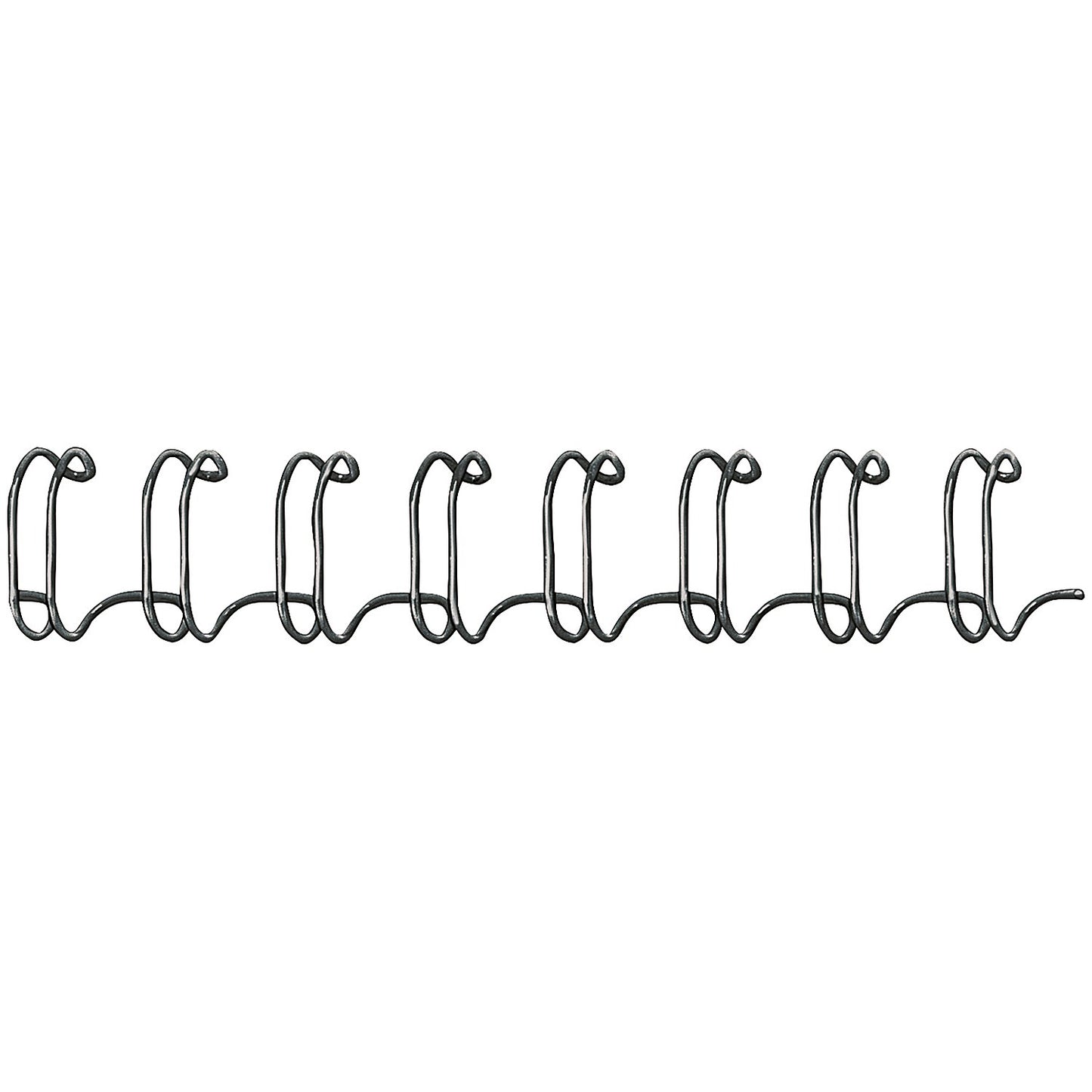 Fellowes Binding Wires, 34 Loop, 6mm, Black, Pack of 100