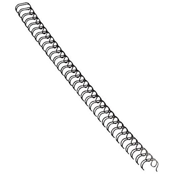 Fellowes Binding Wires, 34 Loop, 10mm, Black, Pack of 100