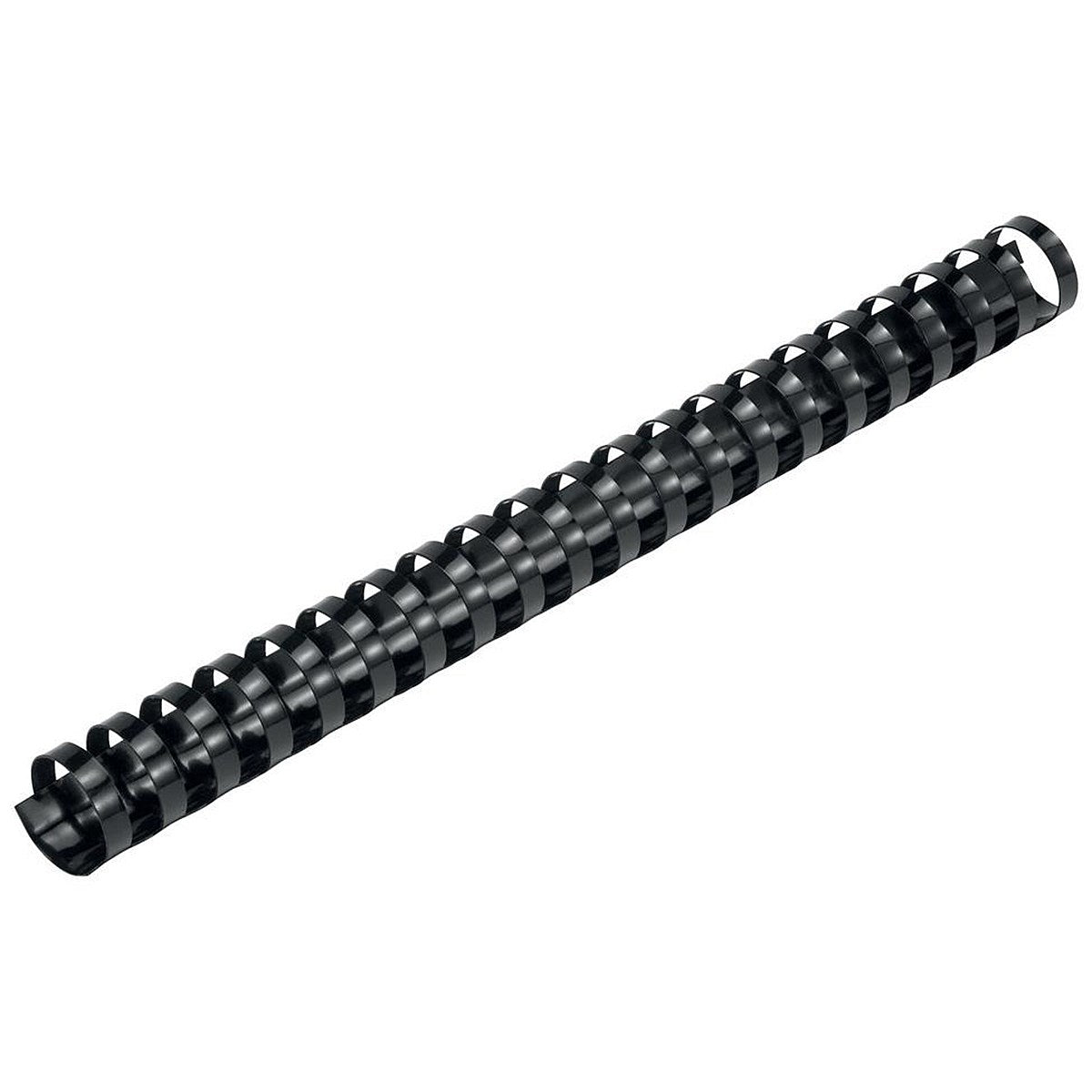 Fellowes Plastic Binding Combs, 21 Ring, 25mm, Black, Pack of 100