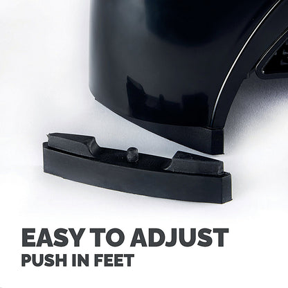 Fellowes Smart Suites Monitor Stand, Adjustable Height, Black and Silver