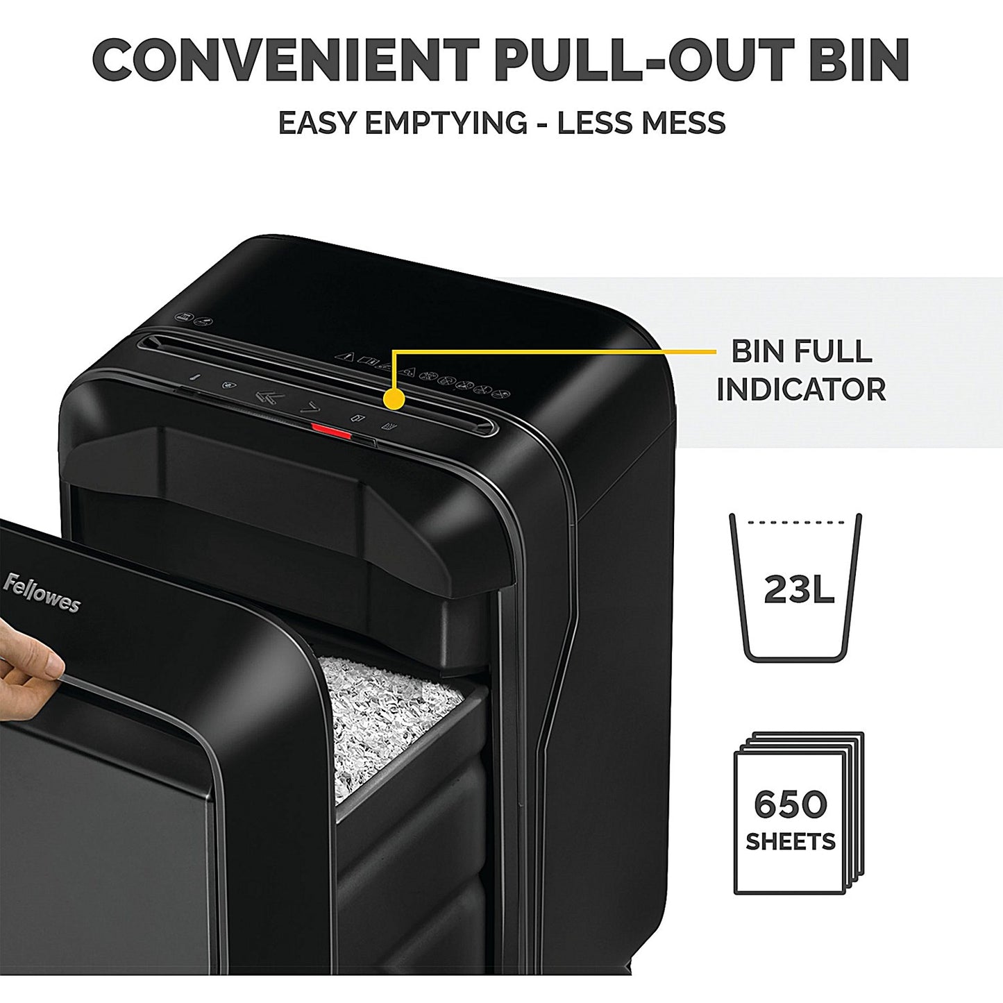Fellowes Powershred LX211 Micro-Cut Shredder Black 5050201