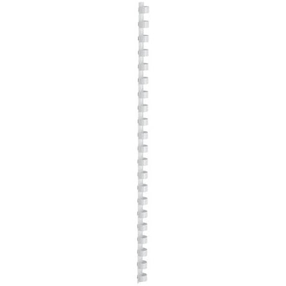 Fellowes Apex Plastic Binding Combs, 21 Ring, 10mm, White, Pack of 100