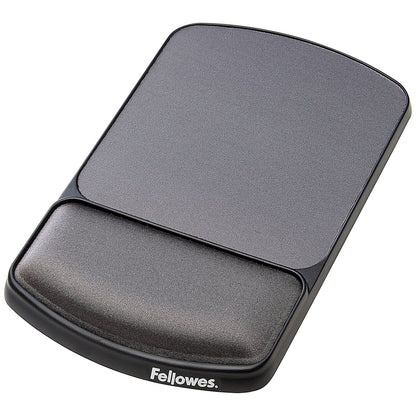 Fellowes Height-Adjustable Gel Mouse Mat, With Wrist Rest, Graphite