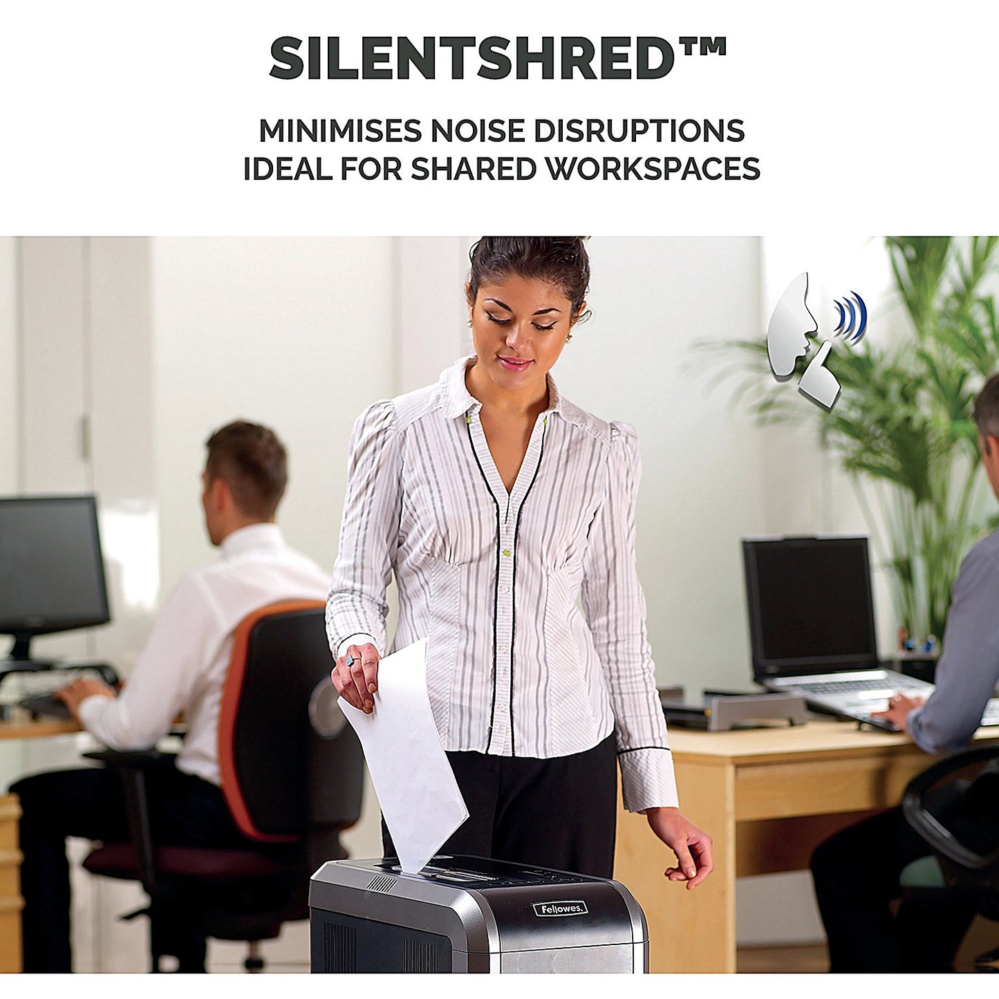 Fellowes Powershred 125i P-2 Strip Cut Shredder, 60 Litres